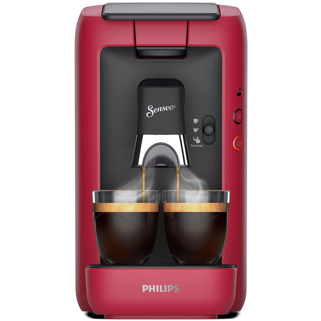 Machine à Café à Dosettes SENSEO Maestro – Réservoir 1,2 L, Fonction Mémo – Rouge CSA260/91 | Arlino