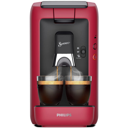 Machine à Café à Dosettes SENSEO Maestro – Réservoir 1,2 L, Fonction Mémo – Rouge CSA260/91 | Arlino