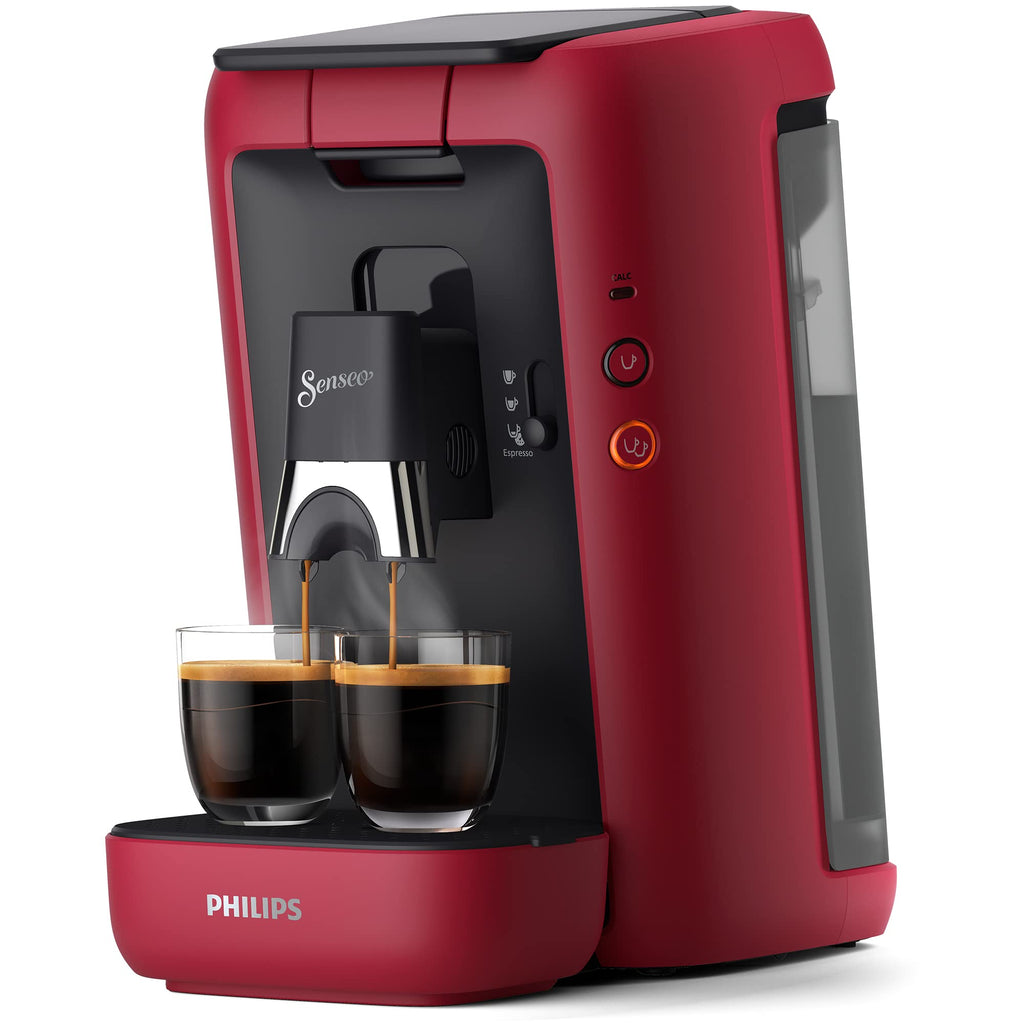 Machine à Café à Dosettes SENSEO Maestro – Réservoir 1,2 L, Fonction Mémo – Rouge CSA260/91 | Arlino