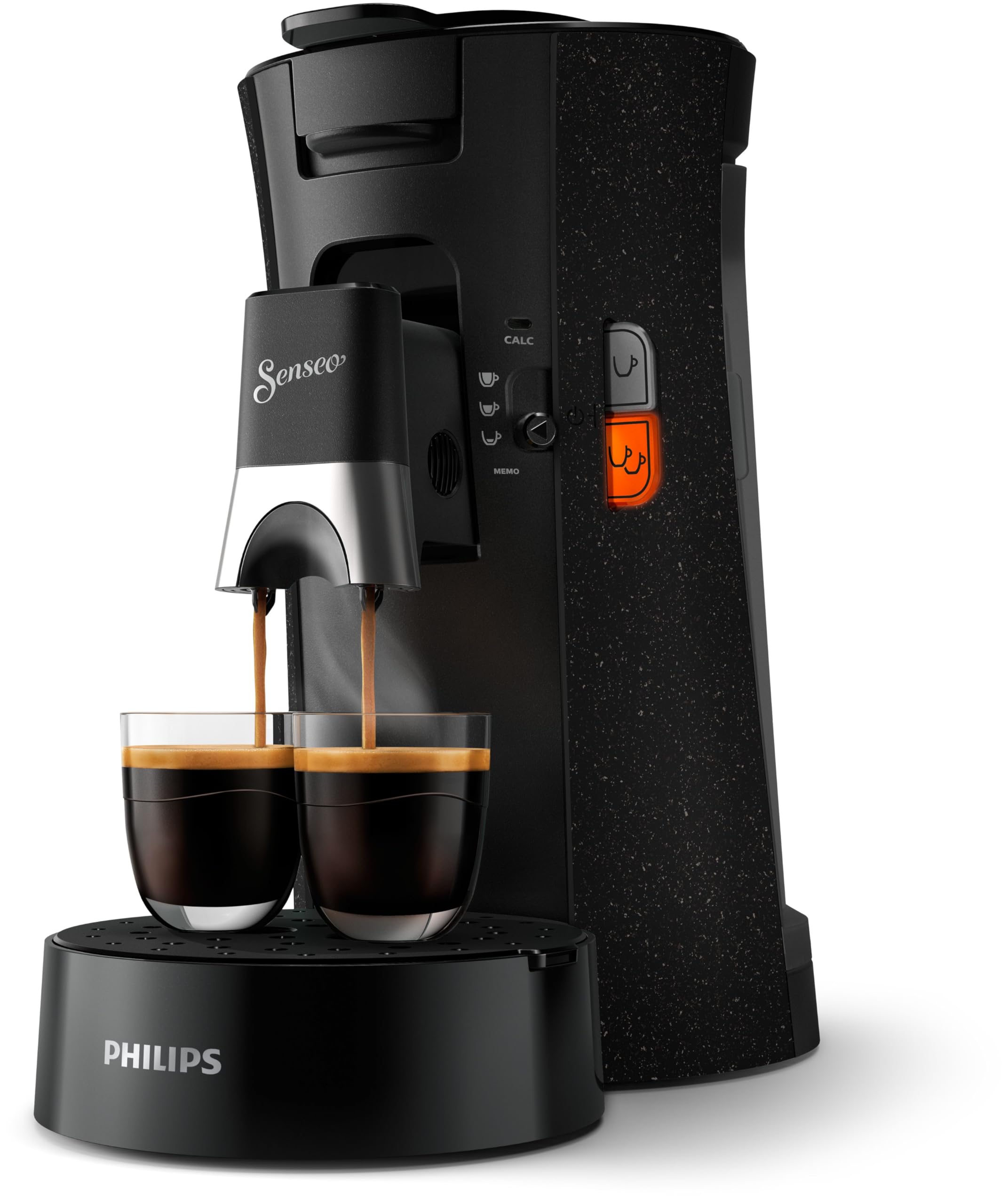 Machine à Café à Dosettes SENSEO Select Eco – Intensity Plus, Crema Plus, Fonction Mémo – Noir CSA240/21 | Arlino