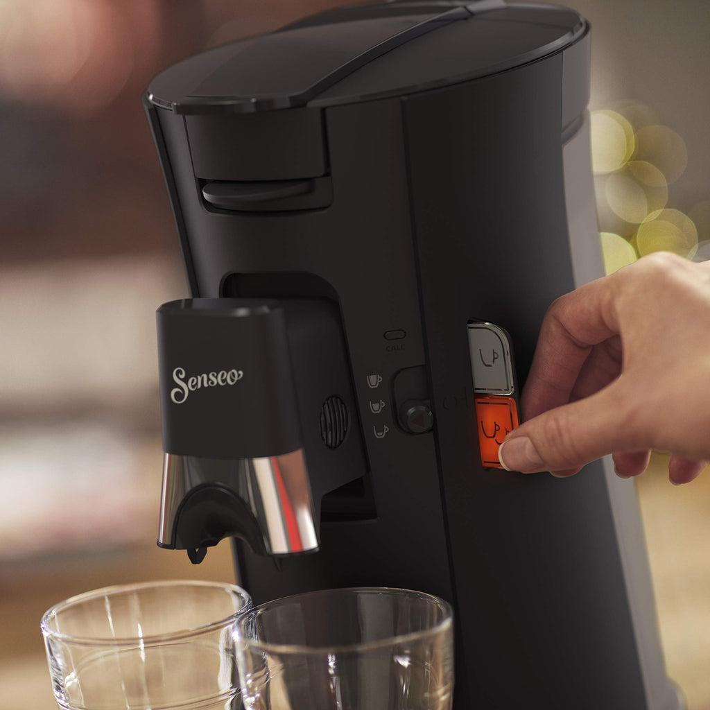 Machine à Café à Dosettes SENSEO Select CSA240/60 – Choix de l'Intensité, Crema Plus, Fonction Mémo – Noir | Arlino
