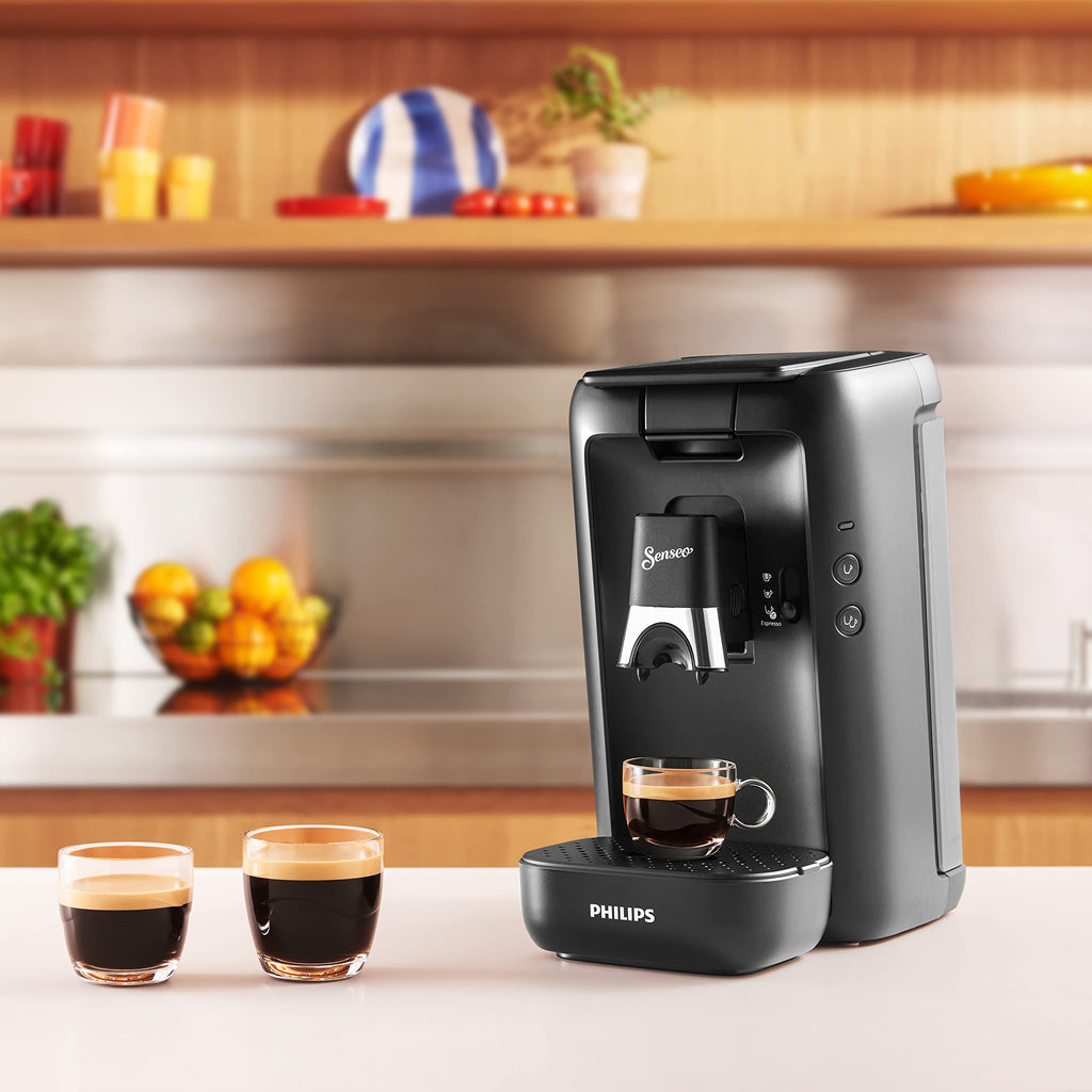 Machine à Café à Dosettes SENSEO Maestro – Réservoir 1,2 L, Intense Plus, Fonction Mémo – Noir CSA260/61 | Arlino