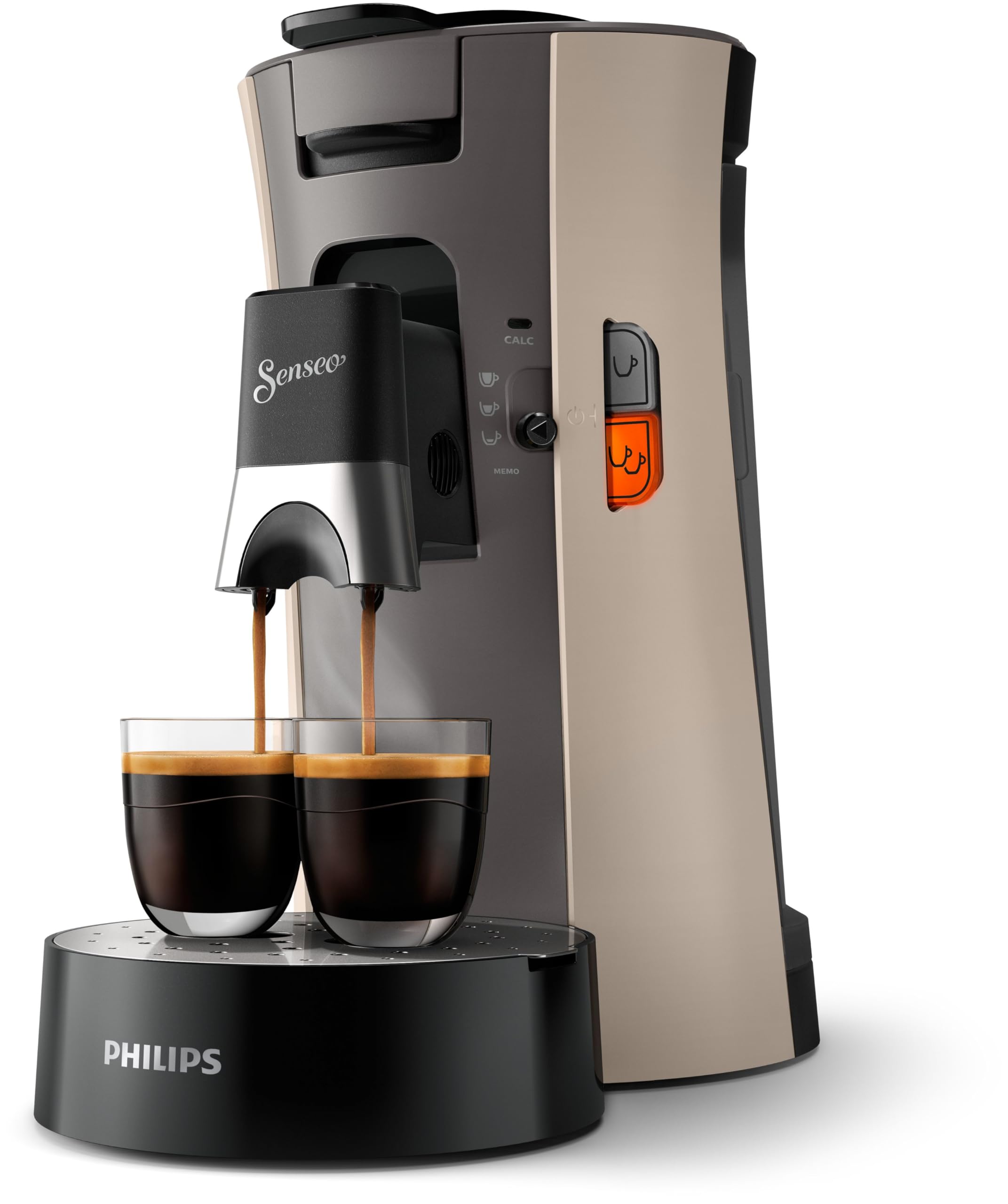 Machine à Café à Dosettes SENSEO Select Eco – Intensity Plus, Crema Plus, Fonction Mémo – Noir CSA240/31 | Arlino