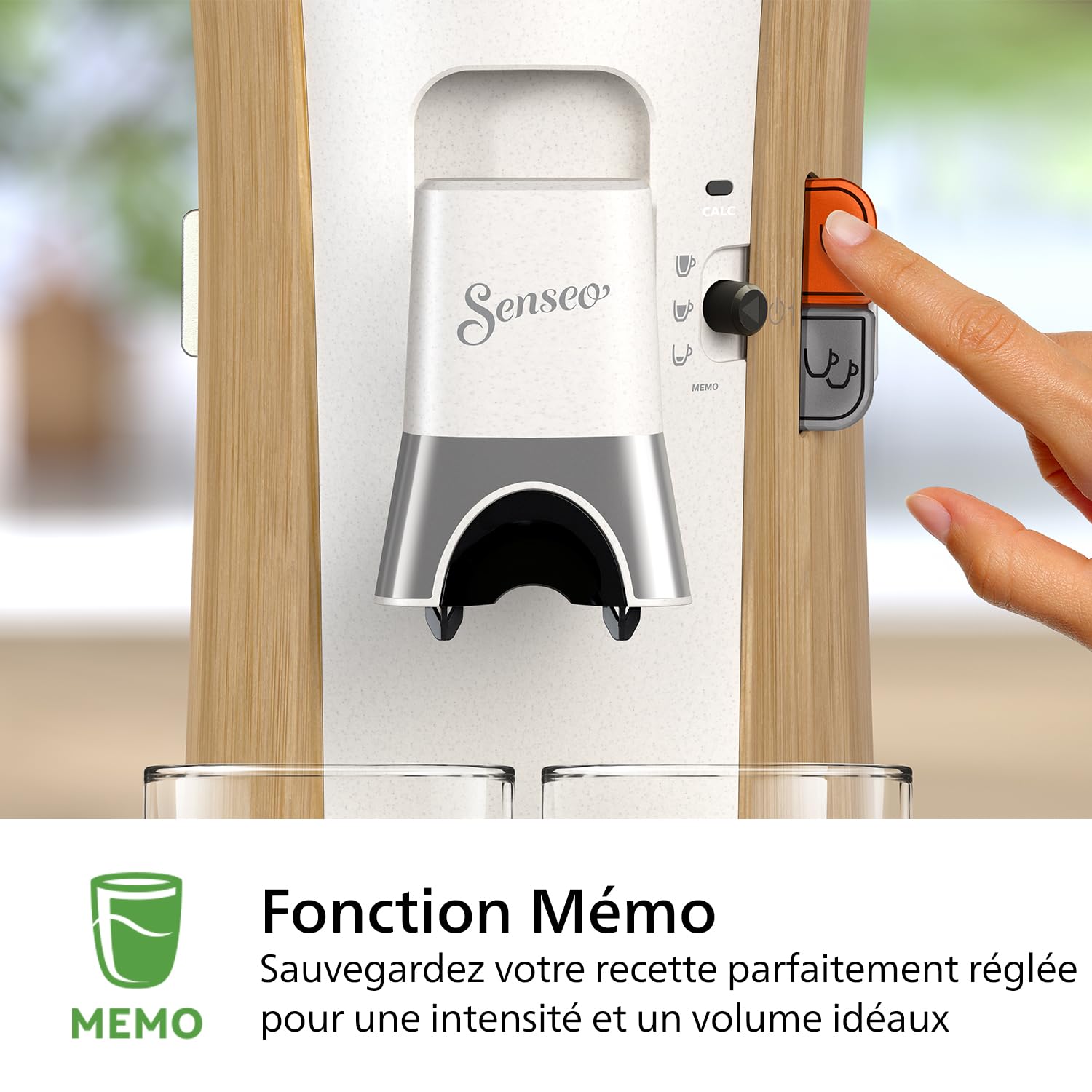 Machine à Café à Dosettes SENSEO Select – Intensity Plus, Crema Plus, 37 % Plastique Bio – Blanc Soie CSA240/06 | Arlino